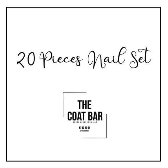 20 PIECES NAIL SET ADD ON - Picture 1 of 2